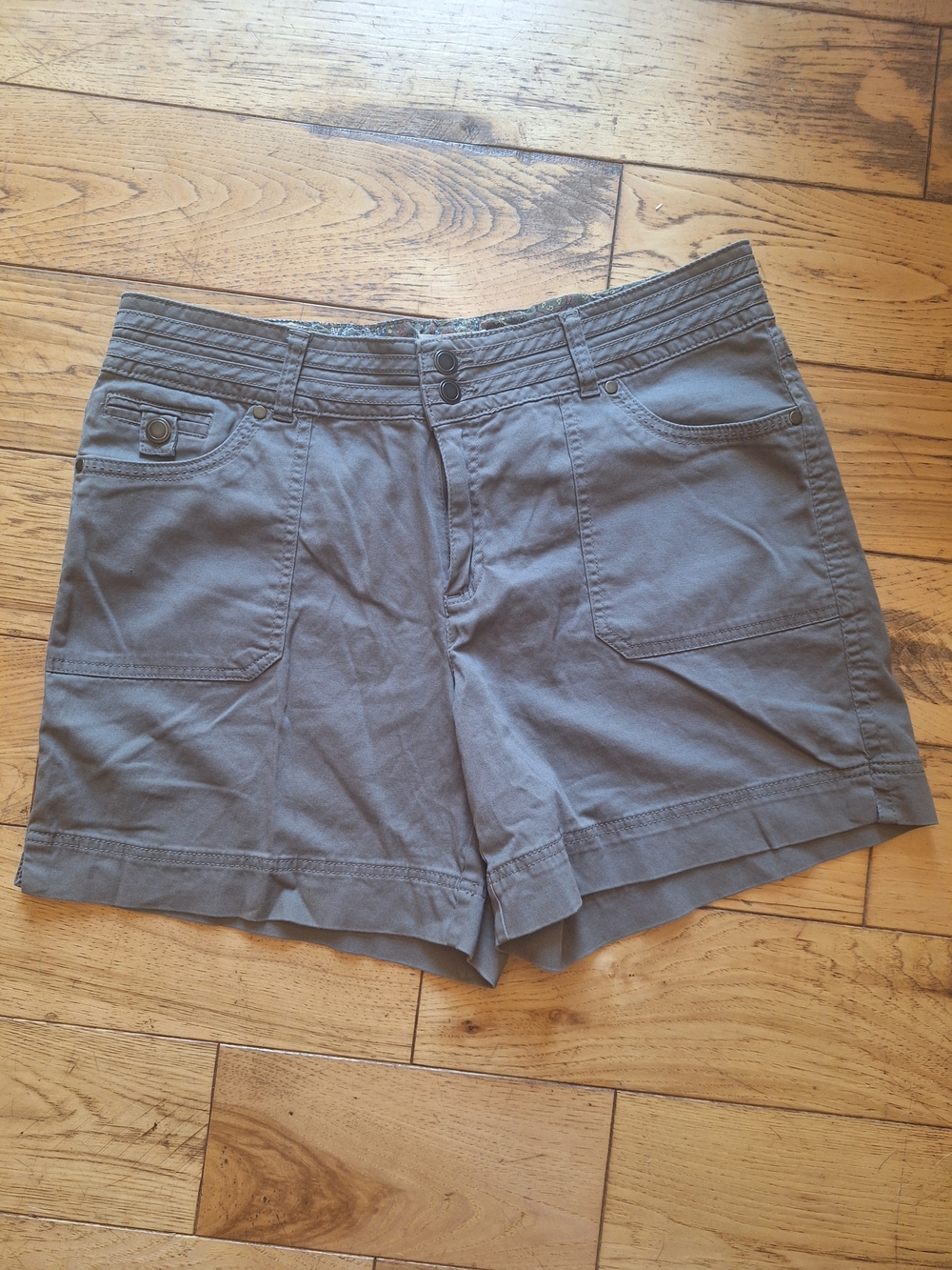Women’s Dakota Blue Cotton Utility Shorts